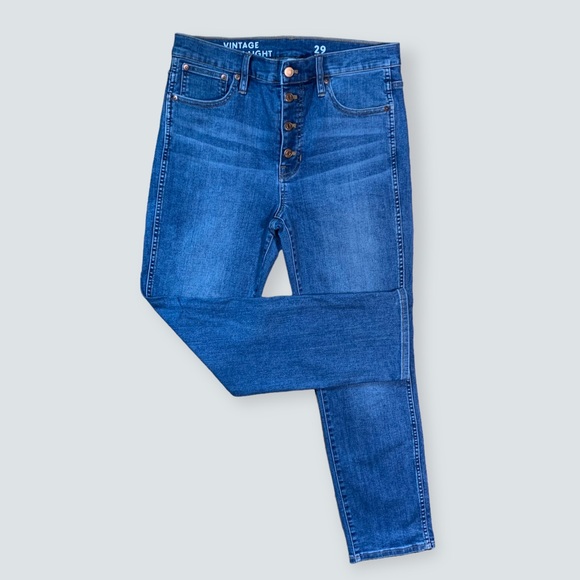 J. Crew Denim - J.Crew Vintage Slim Straight Blue Jeans Size 29 in EUC